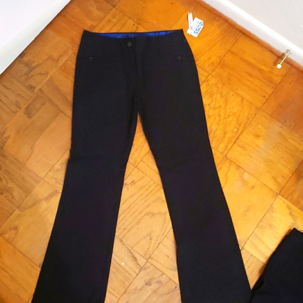 Black dress pants.  Size 13 NWT